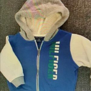 Blue and Gray Hoodie